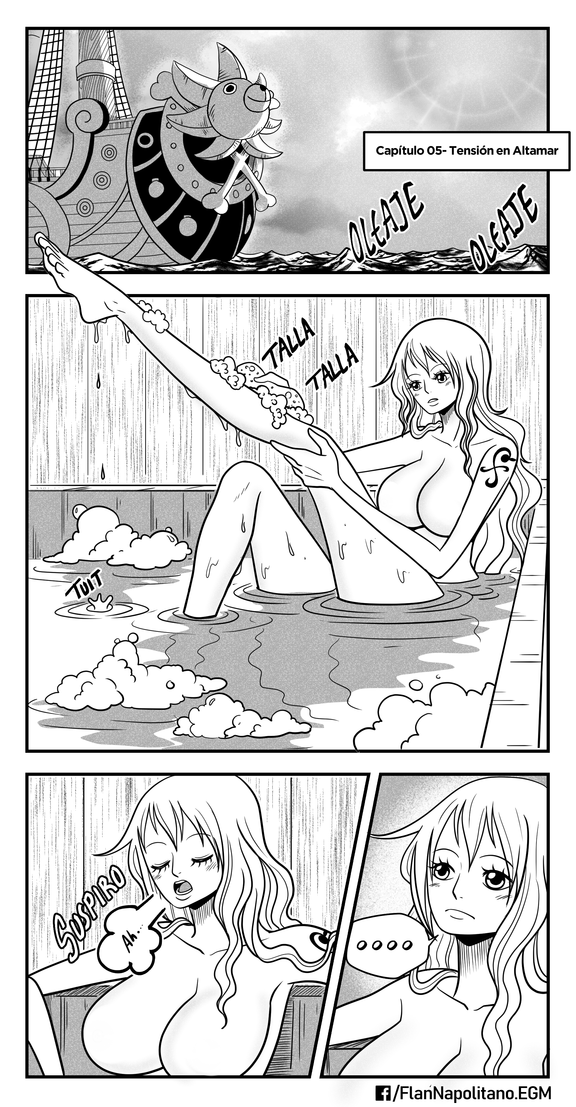 Flan napolitano one piece english